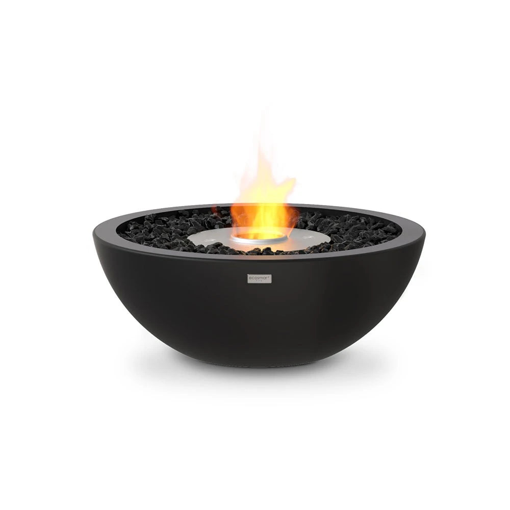 Mix 600 outdoor bioethanol fireplace, compact round form