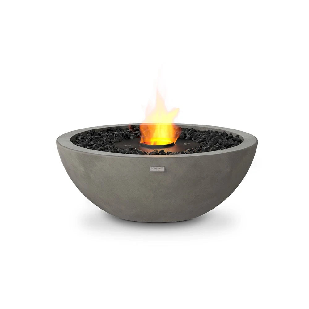 Mix 600 outdoor bioethanol fireplace, compact round form