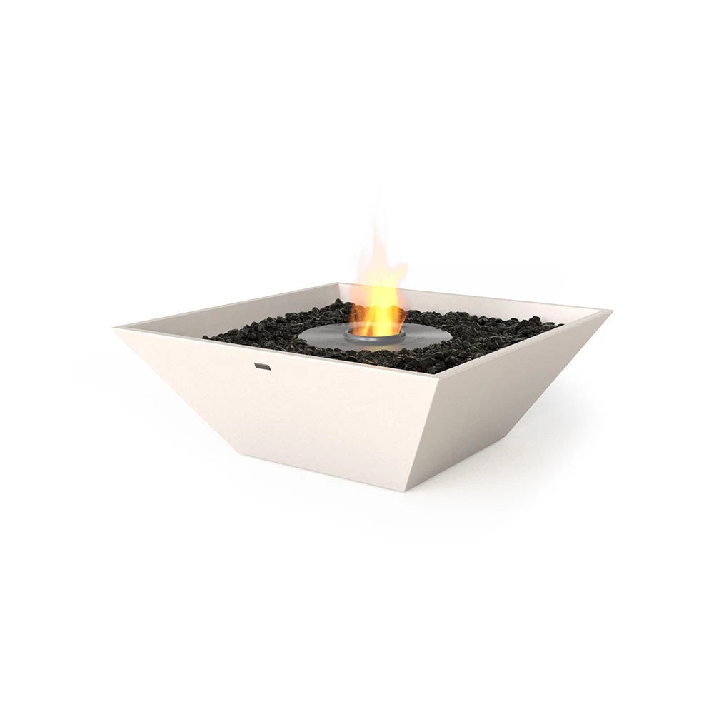 Nova 850 outdoor bioethanol fireplace, large square outdoor style