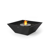 Nova 600 outdoor bioethanol fireplace, square compact design