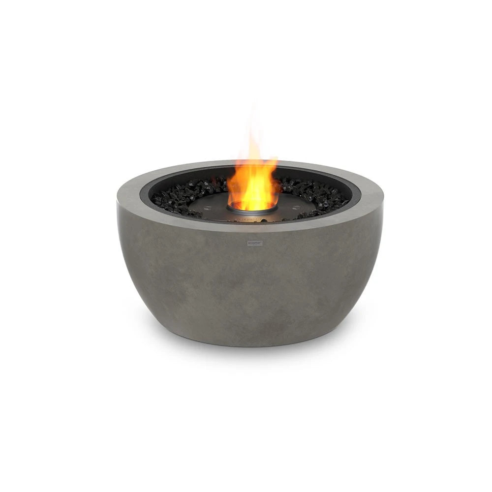 Pod 30 outdoor bioethanol fireplace, compact rounded form