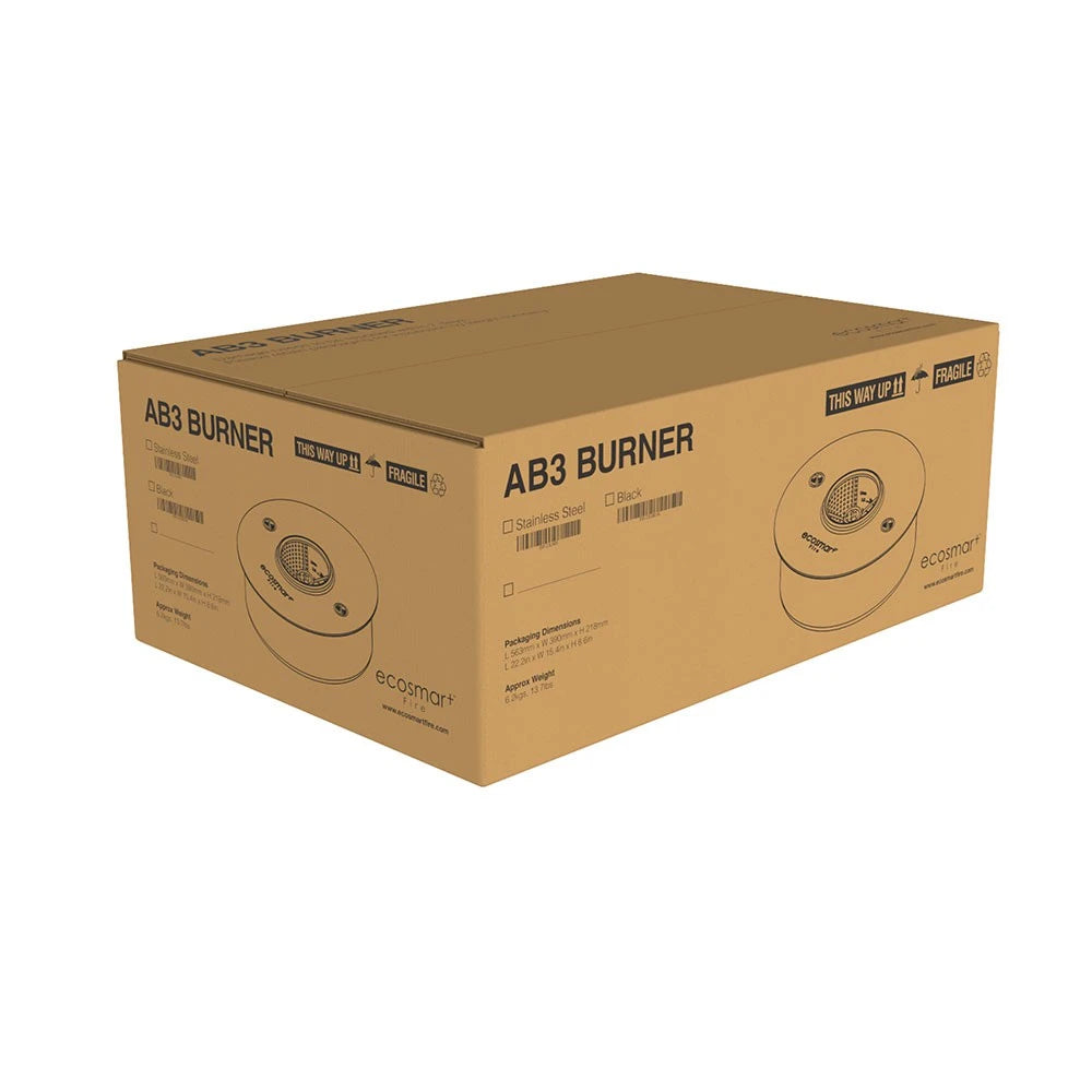 AB3 compact bioethanol burner for custom installations