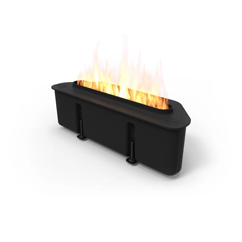 VB2 bioethanol fireplace insert, compact rectangular design