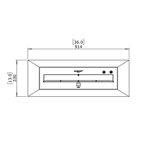 Grate 36 Bioethanol Fireplace Insert