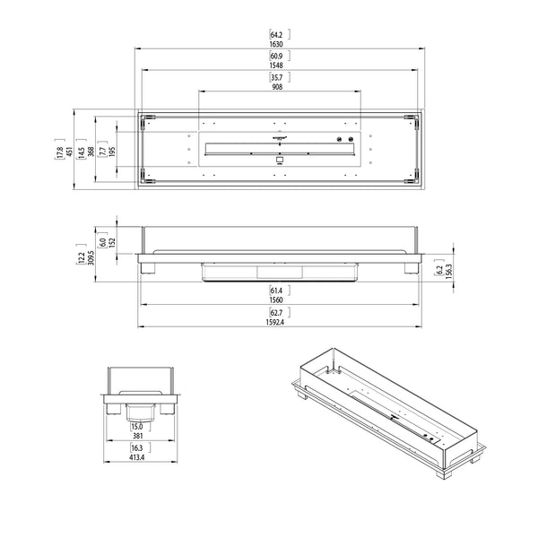 Linear 65 Bioethanol Built-in Kit