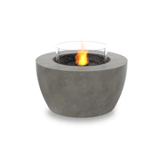 Pod 40 outdoor bioethanol fireplace, larger rounded design