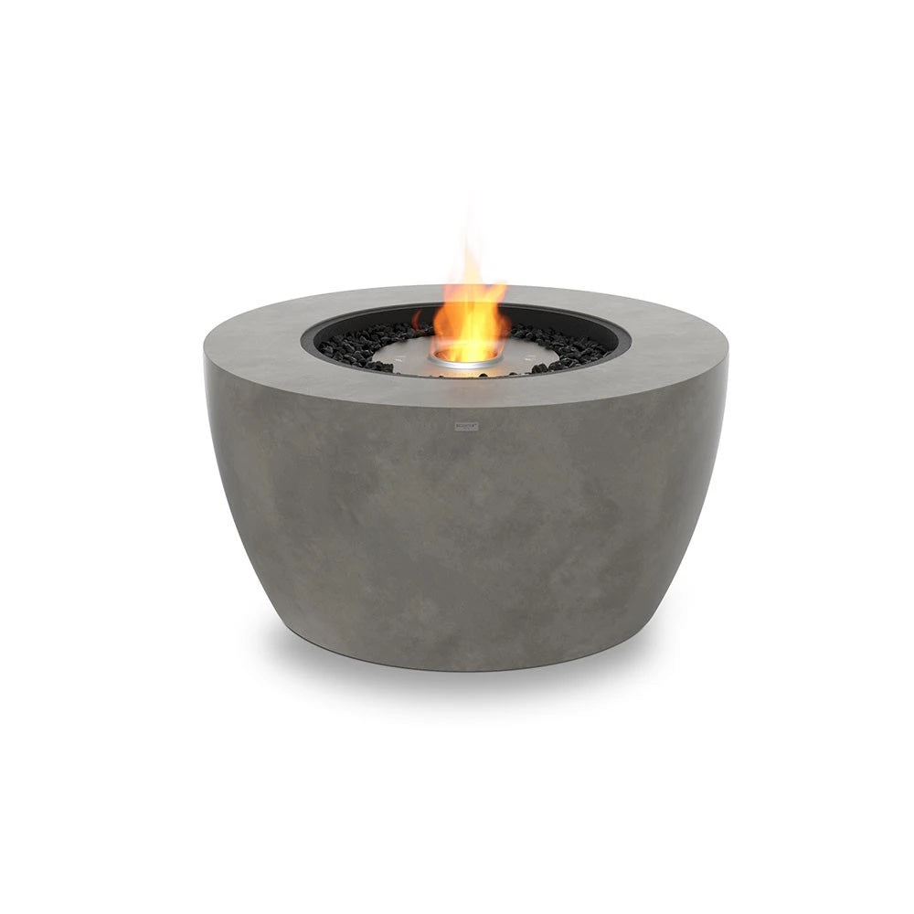 Pod 40 outdoor bioethanol fireplace, larger rounded design