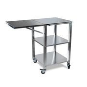 Mesa móvil de acero inoxidable