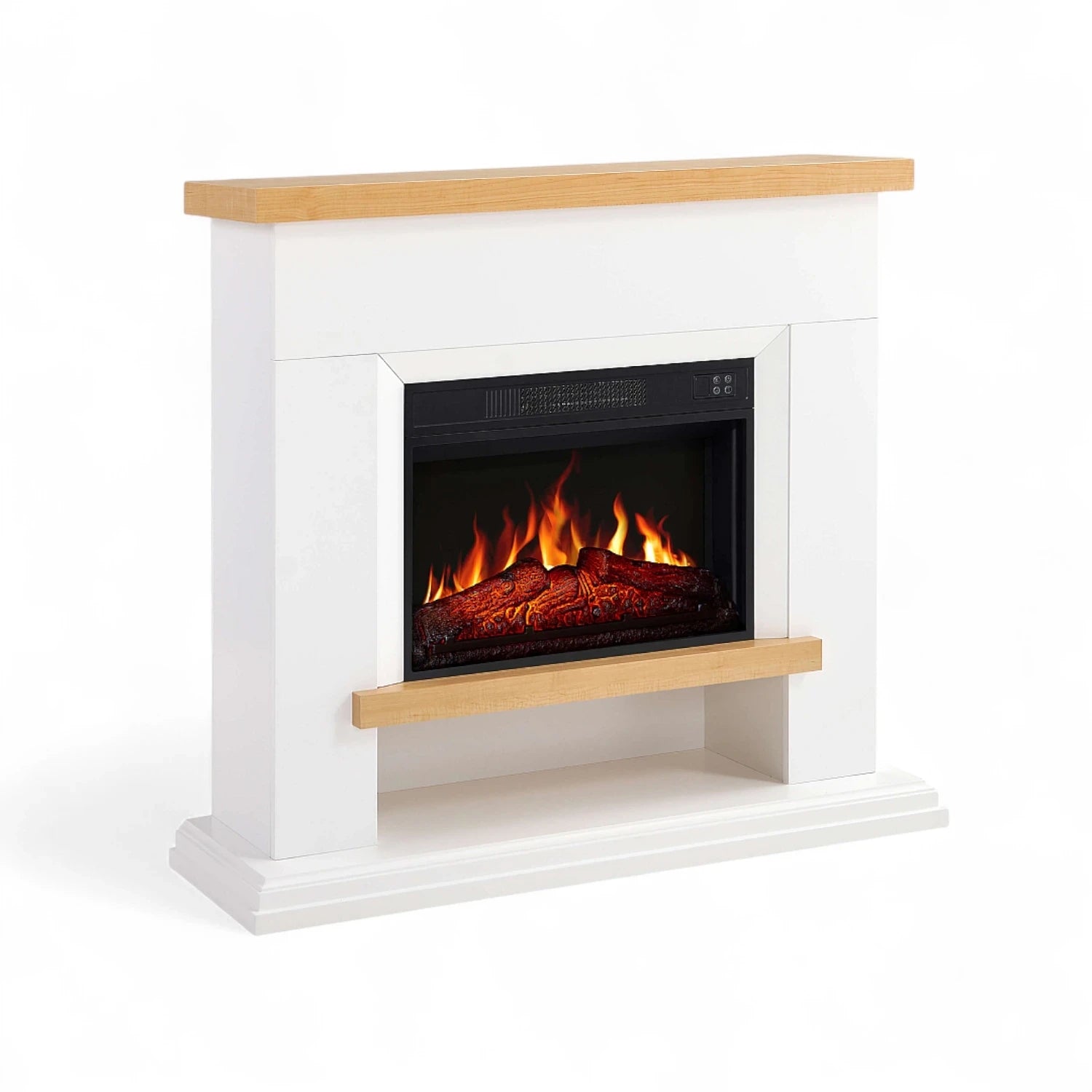 Chimenea Eléctrica Shelford - Blanca