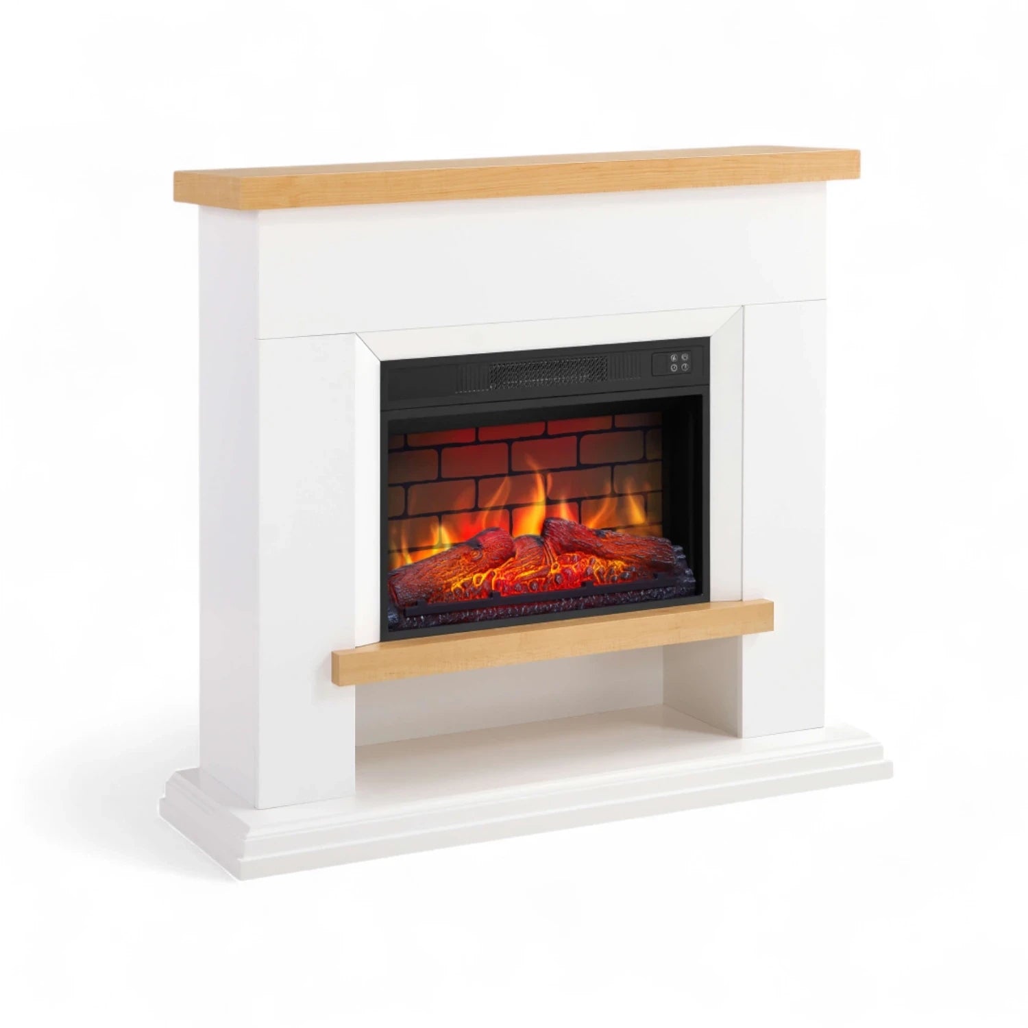 Chimenea Eléctrica Shelford - Blanca