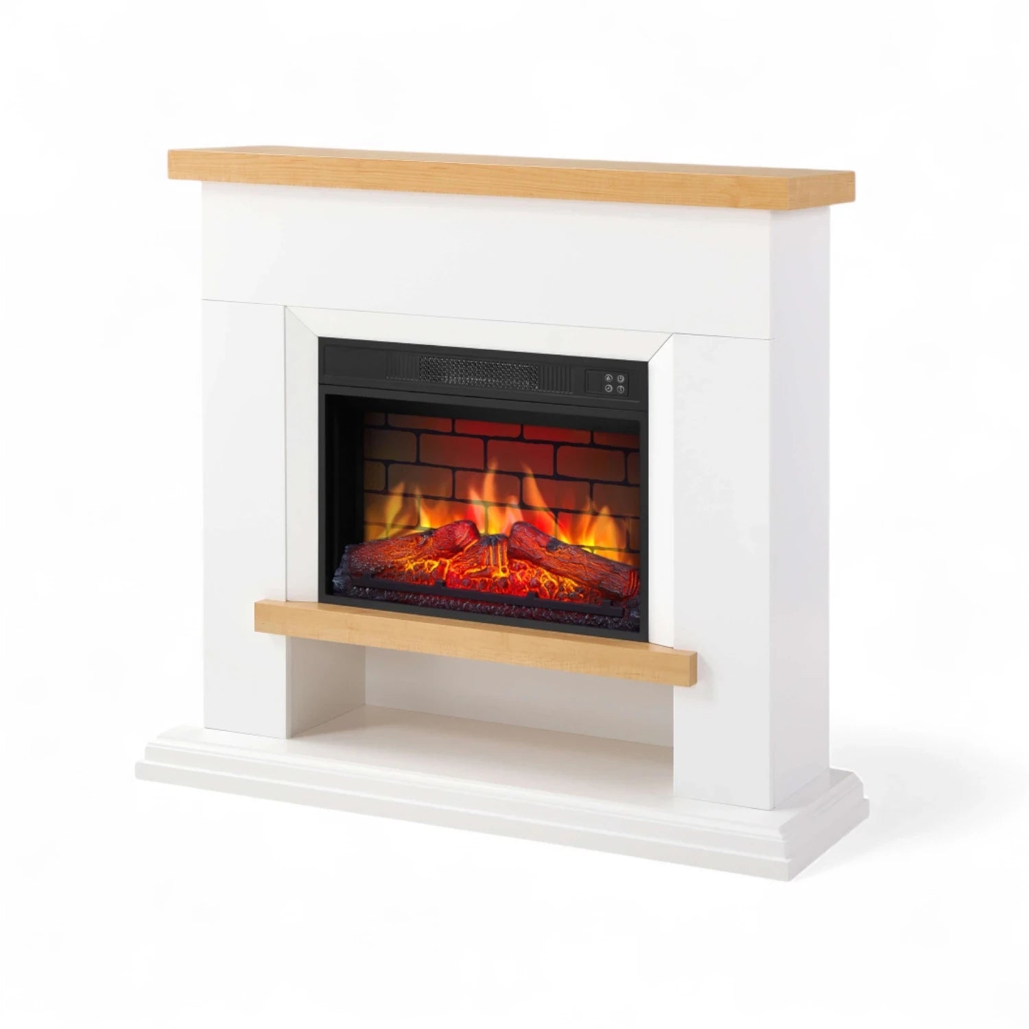 Chimenea Eléctrica Shelford - Blanca