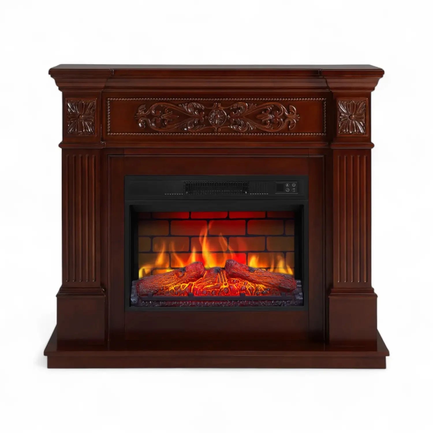 Chimenea Eléctrica Toscana AF23S - Marrón