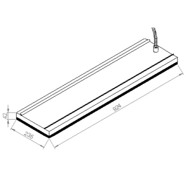 Calefactor eléctrico exterior Heatstrip Interior 1200 vatios