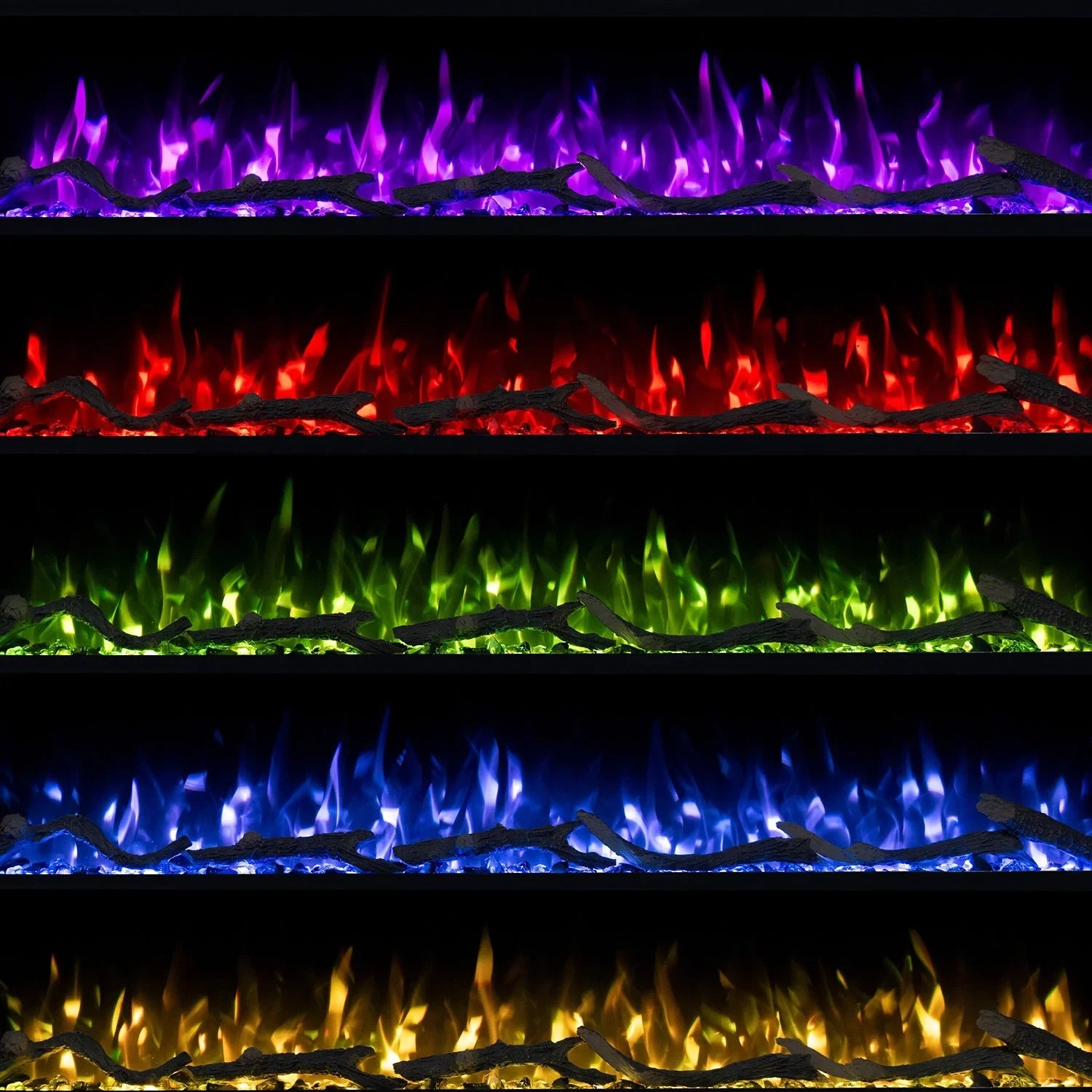 Monarch Electric Fireplace 127 with Colorful Flames