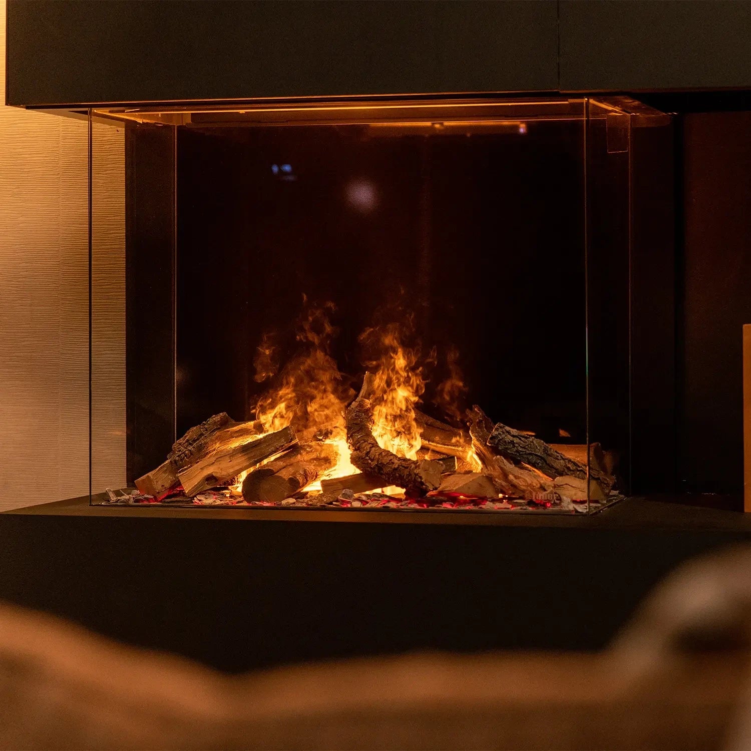 Faber e-MatriX Mood 800-650 III Three-sided Water Vapour Fireplace
