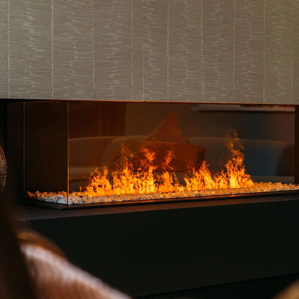 Faber e-MatriX Linear 1300-400 III Wide and Narrow Water Vapour Fireplace