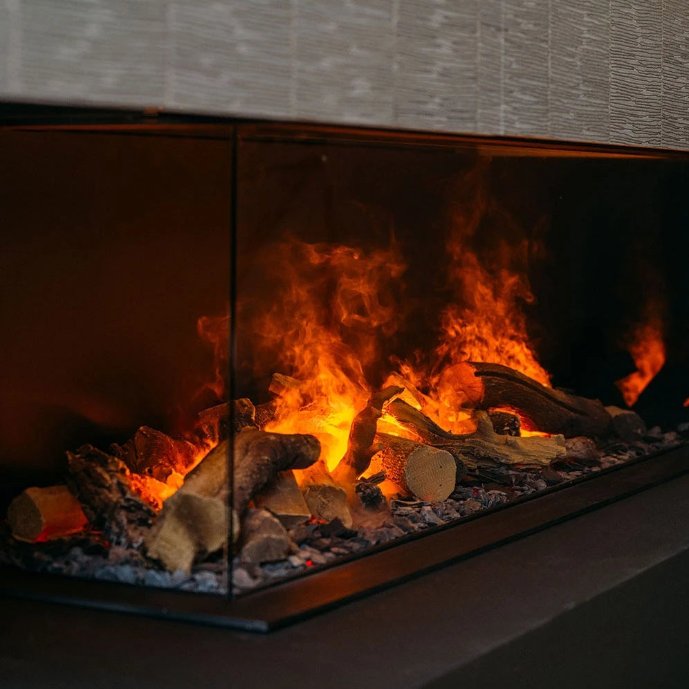 Faber e-MatriX Linear 1300-400 II Wide and Narrow Water Vapour Fireplace