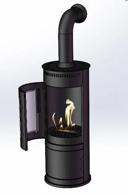 Falso conducto para chimenea de bioetanol - Pequeño