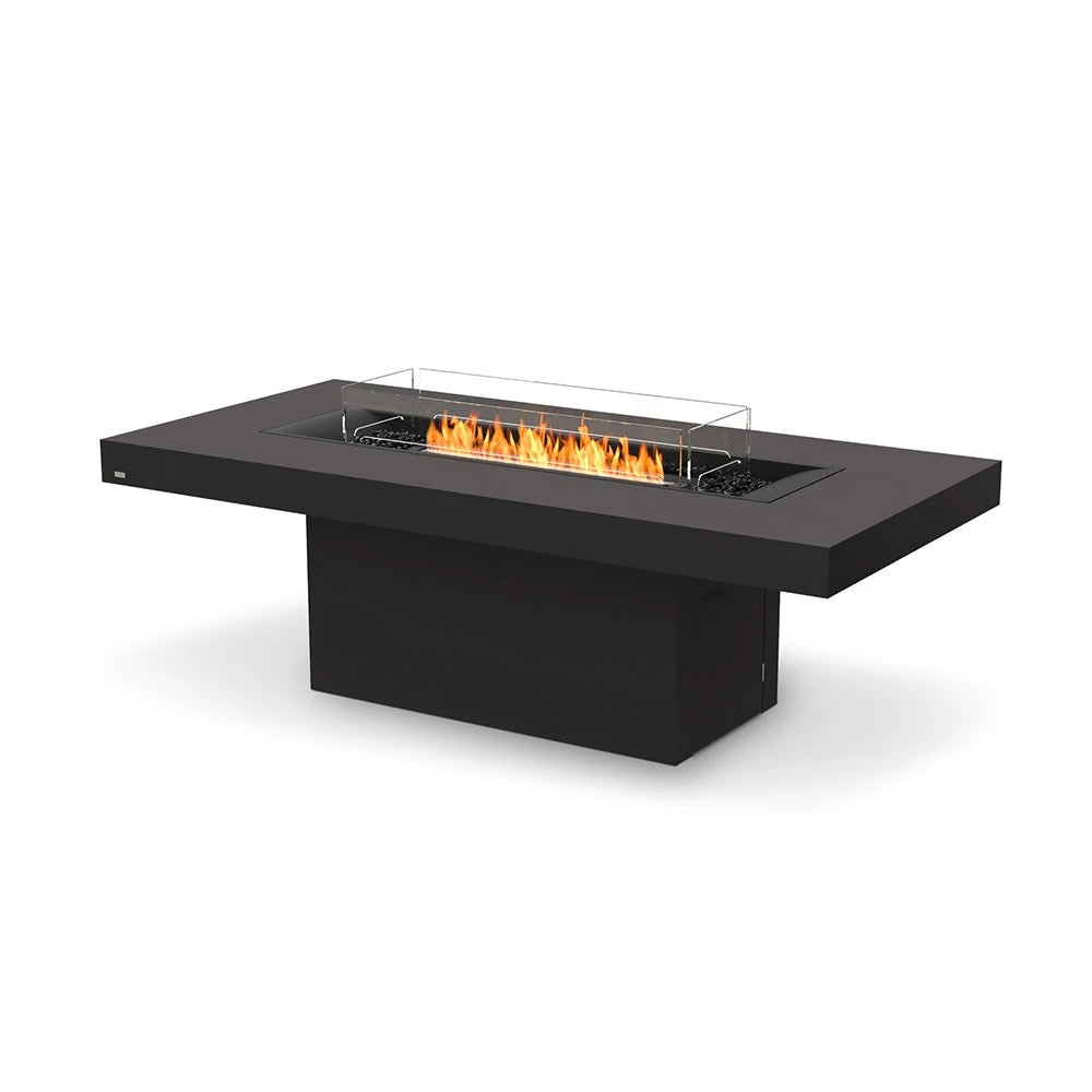 Gin 90 Bar bioethanol fire pit, tall bar-height design