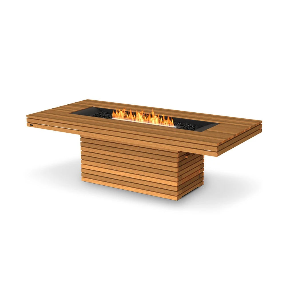 Gin 90 Bar bioethanol fire pit, tall bar-height design