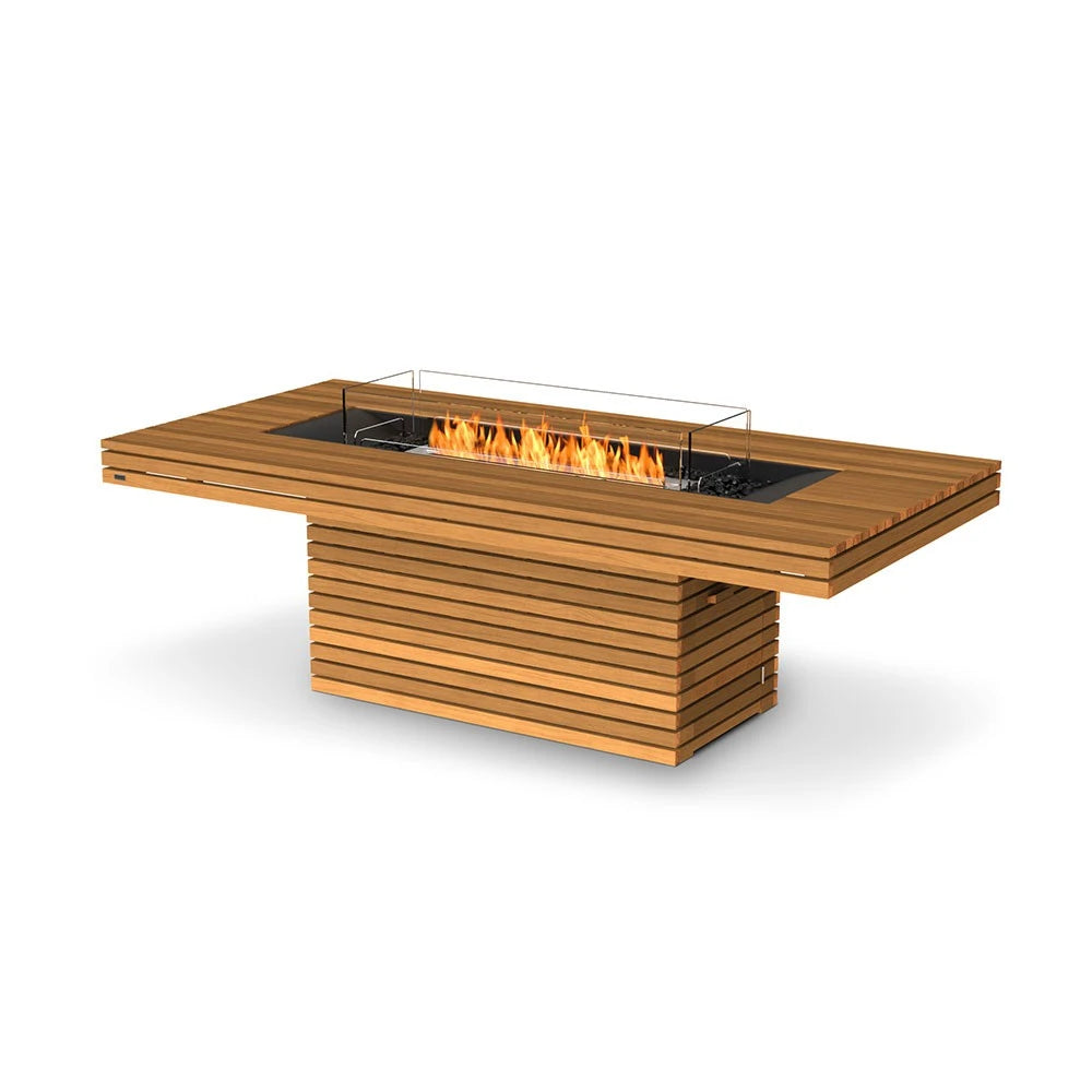 Gin 90 Bar bioethanol fire pit, tall bar-height design