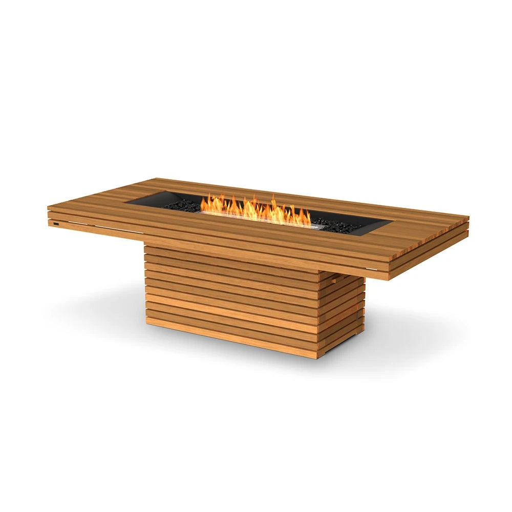 Gin 90 Bar bioethanol fire pit, tall bar-height design