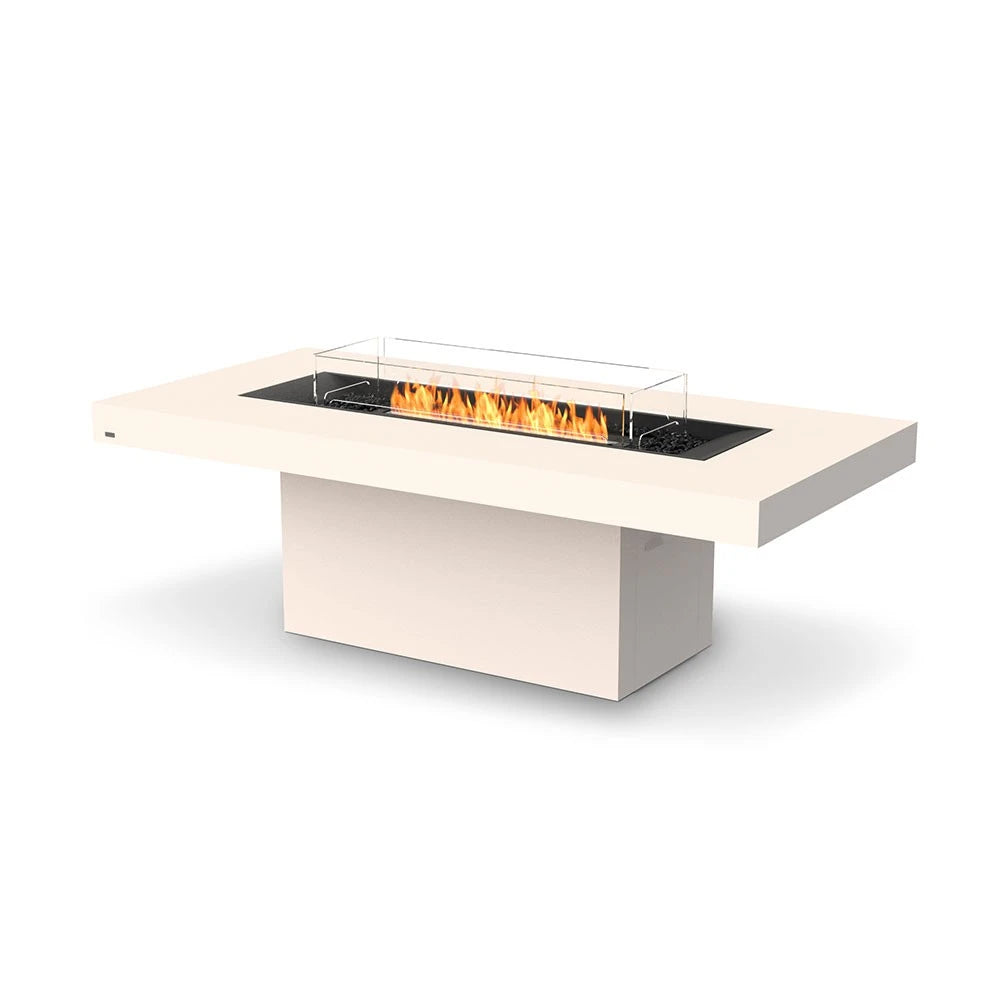 Gin 90 Bar bioethanol fire pit, tall bar-height design