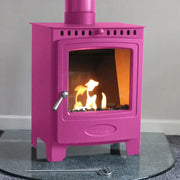 Hamlet Solution 5 bioethanol fireplace in Flamingo Pink
