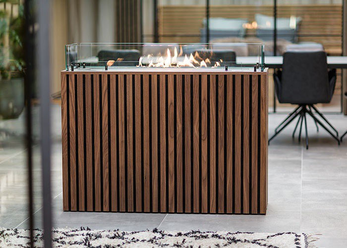 Chimenea de bioetanol flotante