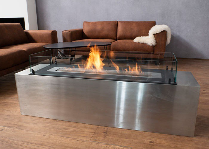Insertable de chimenea de bioetanol