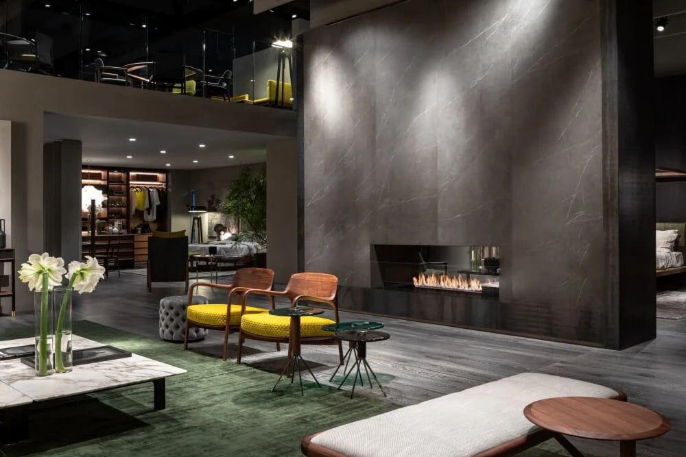 Tunnel Bioethanol Fireplace from Planika
