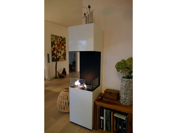 Chimenea de bioetanol independiente - Blanco