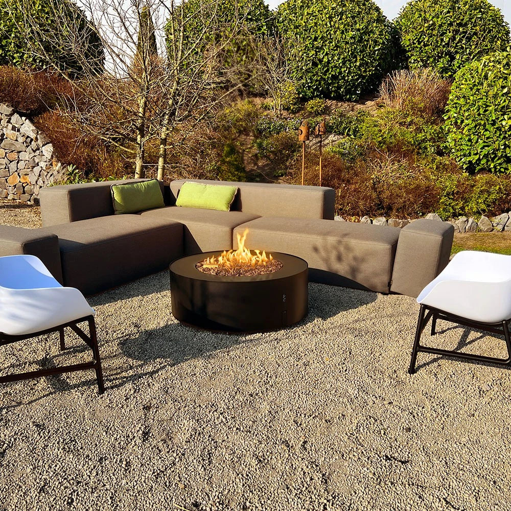 Planika Galio Star Black Outdoor Gas Fireplace