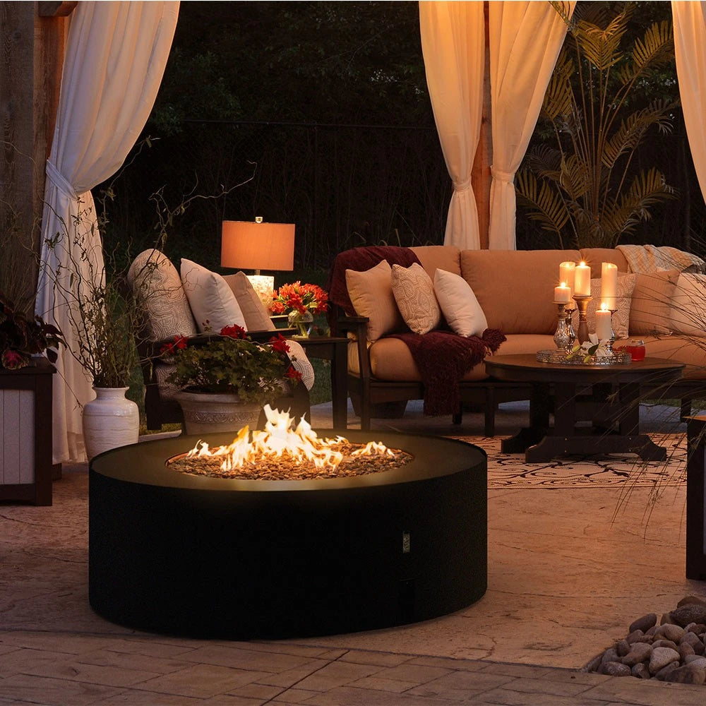 Planika Galio Star Black Outdoor Gas Fireplace