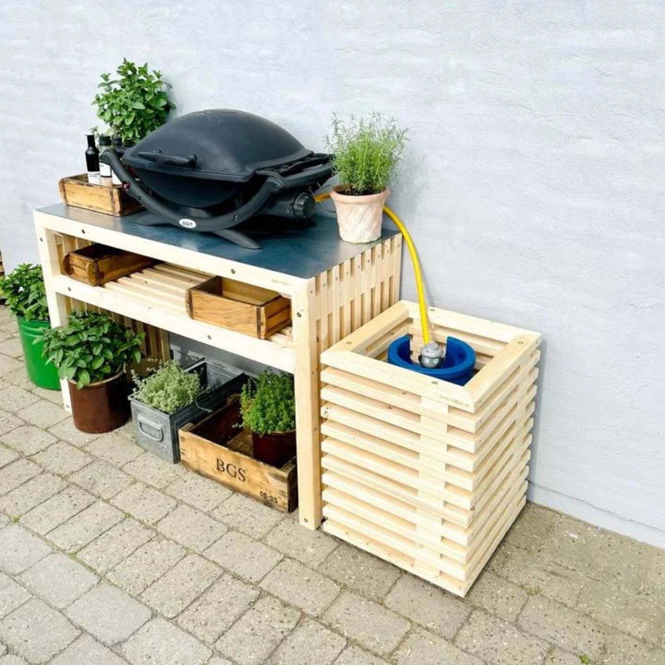 Wooden Gas Cylinder Cover 11KG