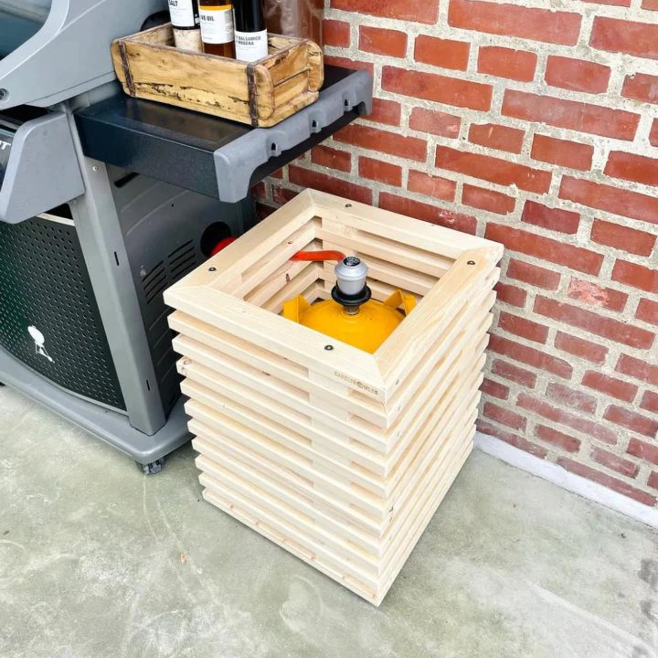 Wooden Gas Cylinder Cover 11KG