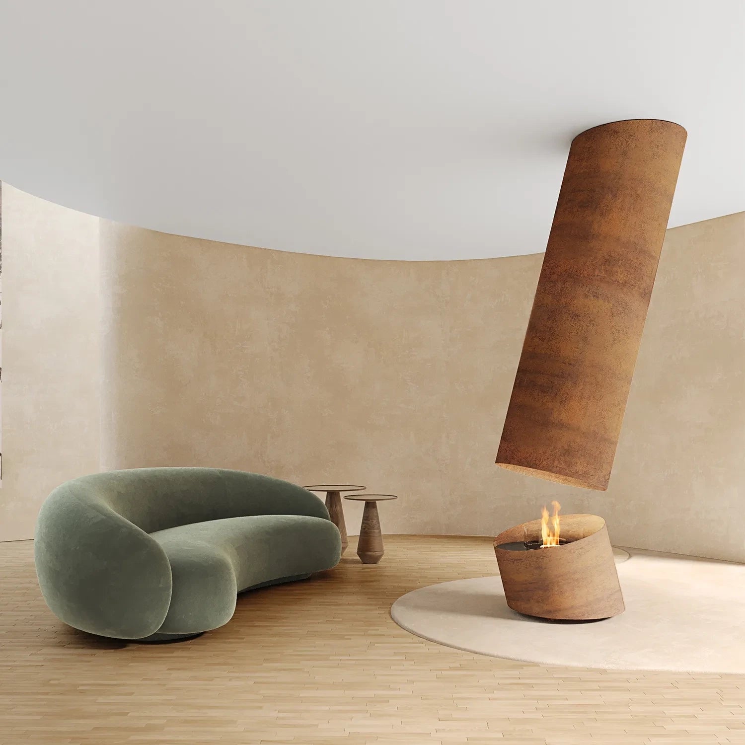 Contour 13 - Corten Rust GlammFire