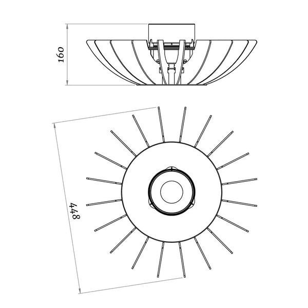 Cosmo Chimenea de Mesa – Negro