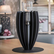 Tuli Table Fireplace - Black GlammFire