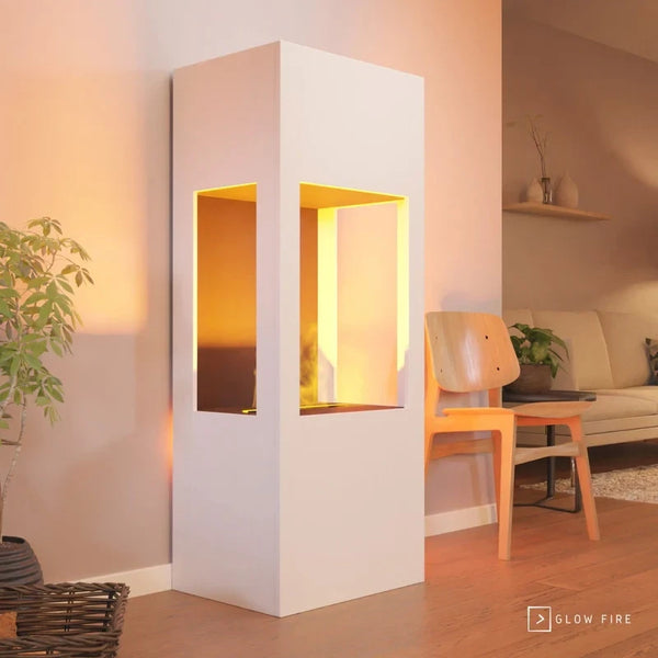 Chimenea híbrida Böll – Blanco