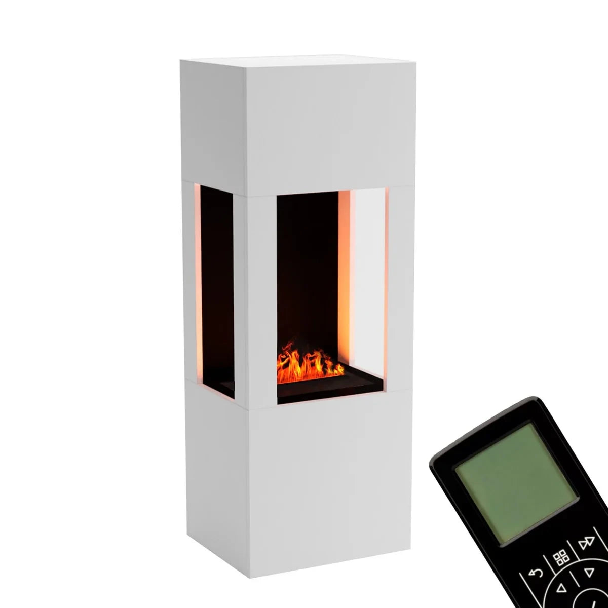 Chimenea híbrida Böll – Blanco