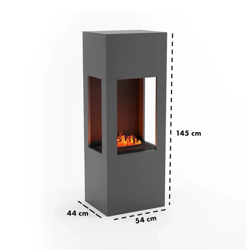 Chimenea híbrida Böll – Gris