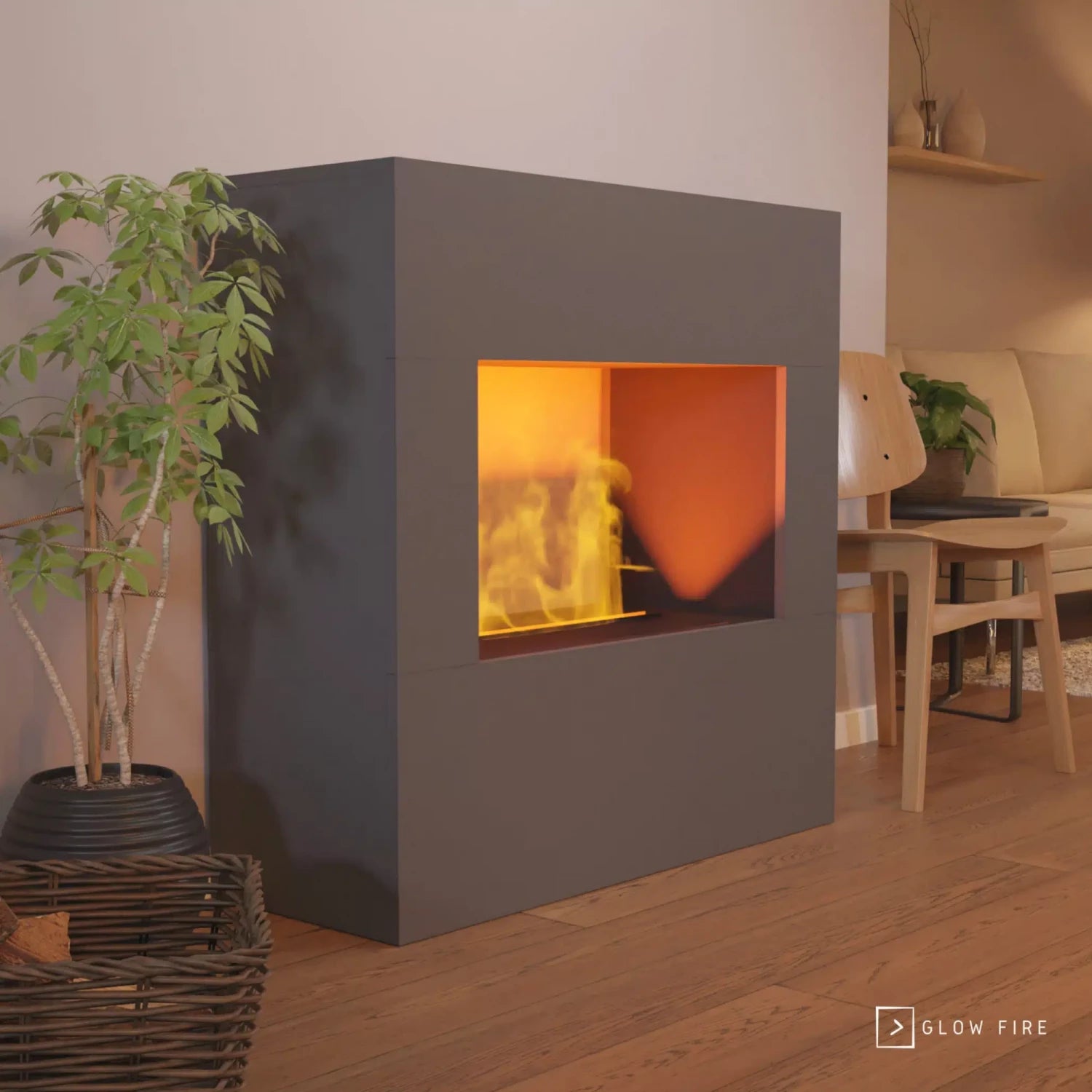 Chimenea híbrida Goethe – Gris