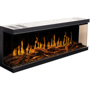 Chimenea Eléctrica Dorada de 193 cm