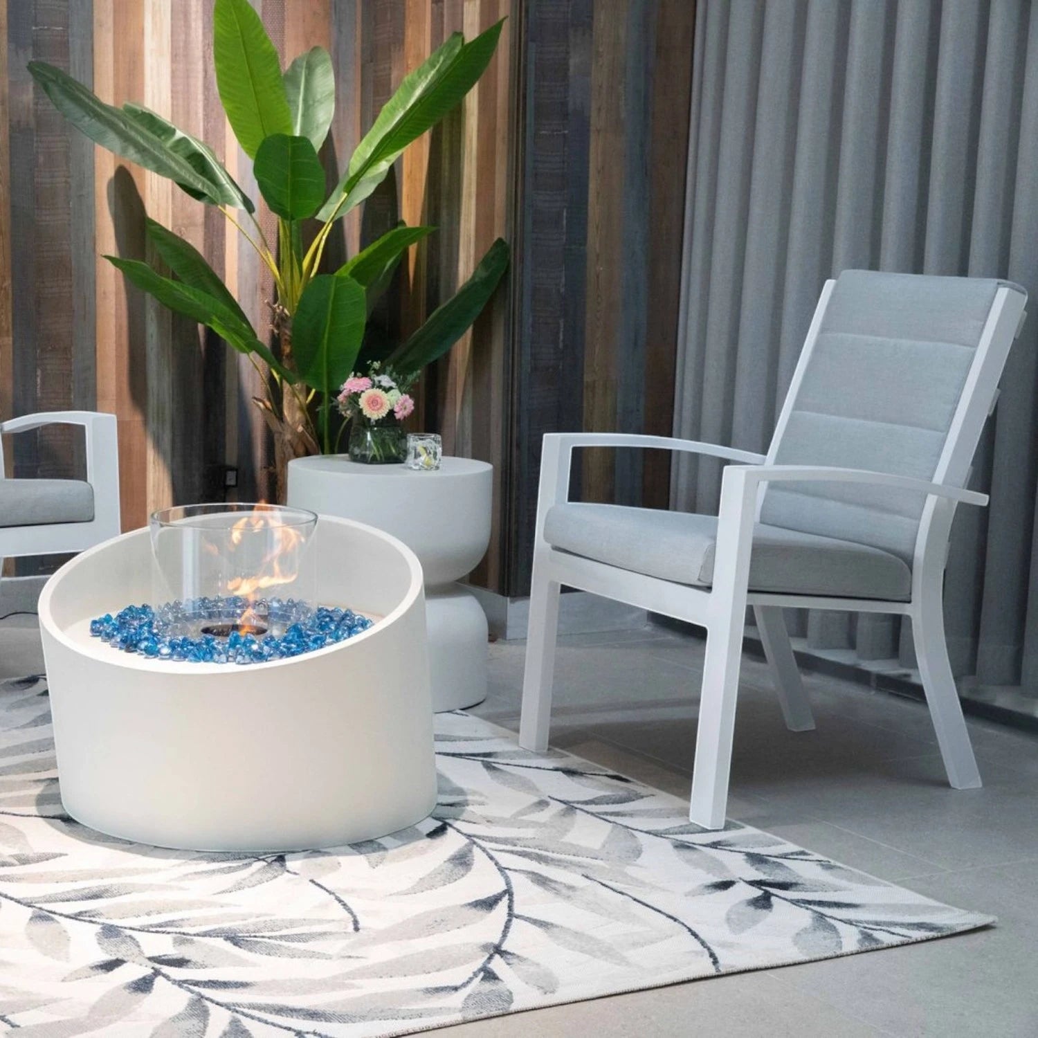 TORRE Columna de Bioetanol – Blanco Crema