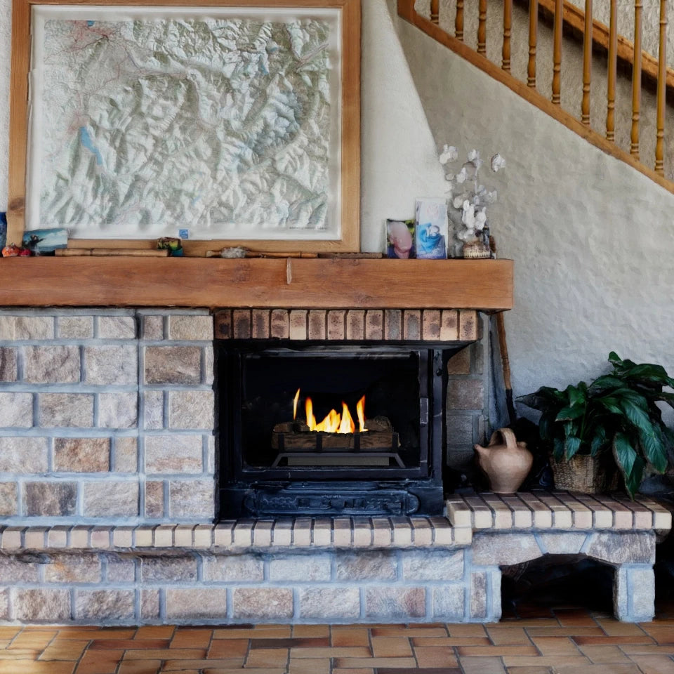 ScandiFlames Grate M - 40 cm wide bioethanol fireplace insert