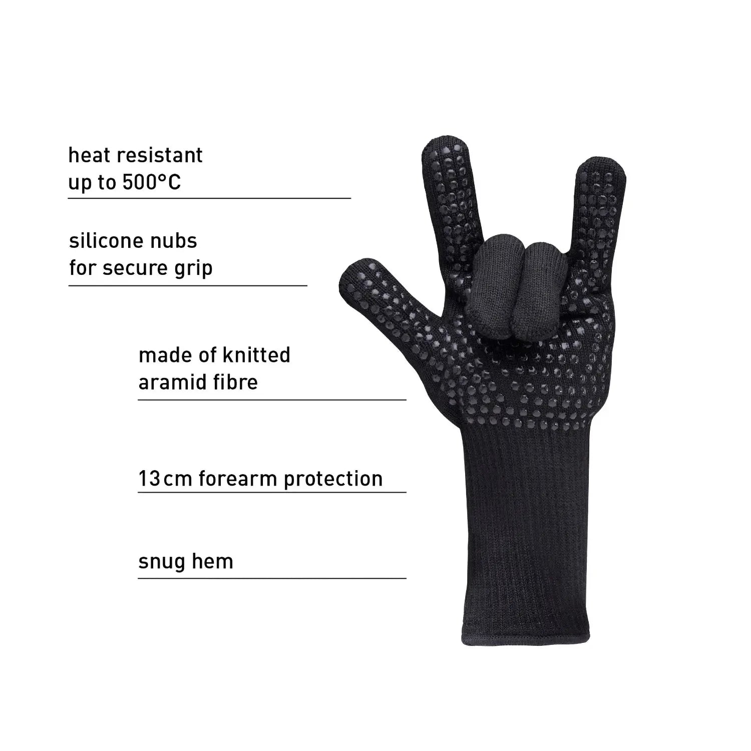 Höfats Fire Gloves Aramid - Heat resistant up to 500°C