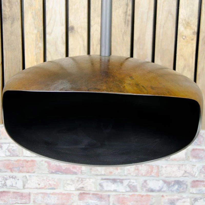 Hein and Haugaard Oxide UFO-50 ceiling-mounted bio fireplace
