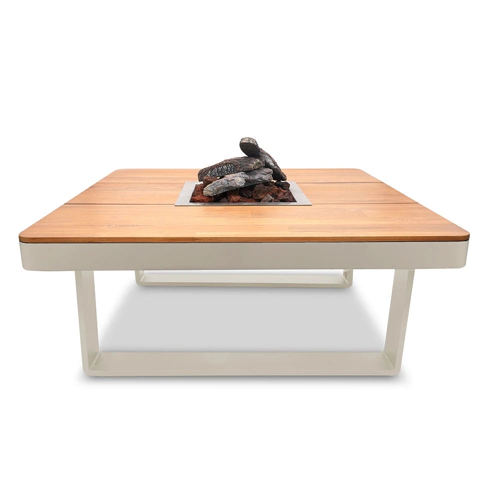 Horizon 95 Oyster Beige - Mesa Chimenea de Gas