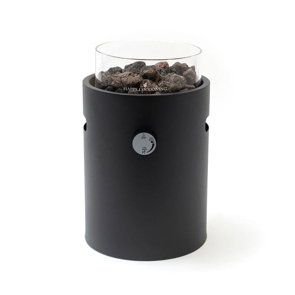 Lumi Nordic Black - Chimenea de Gas de Sobremesa